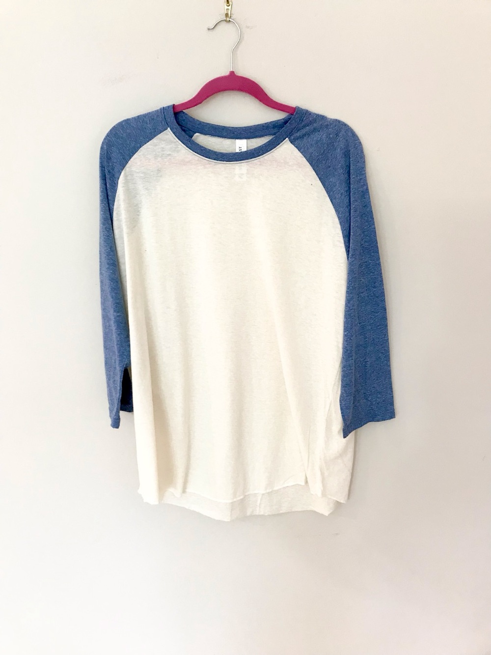 NWOT Threadfast Apparel Unisex Triblend 3/4-Sleeve Raglan - Picture 5 of 8